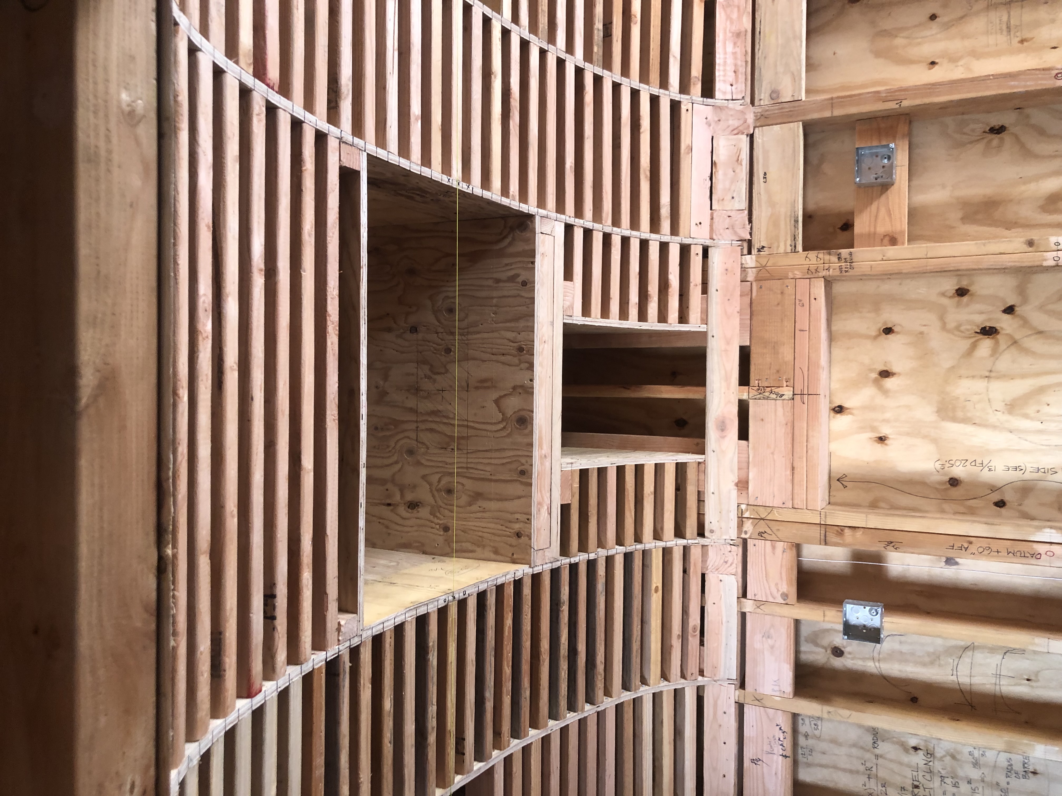 In-progress installation